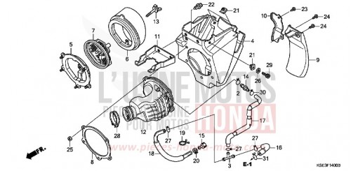 FILTRE A AIR CRF150RB9 de 2009